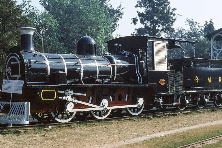 first locomotive india 