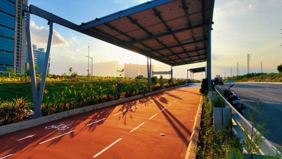 Hyderabad’s First Of Its Kind Solar-Powered Cycling Track Gears Up For Sep Inauguration