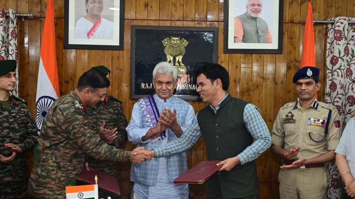 Jammu Kashmir’s Defence Land At Tattoo Ground To Be Soon Developed For Tourism, MoU Signed