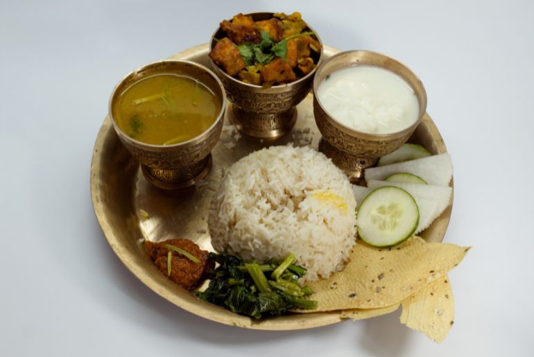 veg thali rates