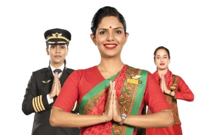 Air India Cardboard Stewardess / Flight attendant / Standee | Indian air  hostess, India, South asia