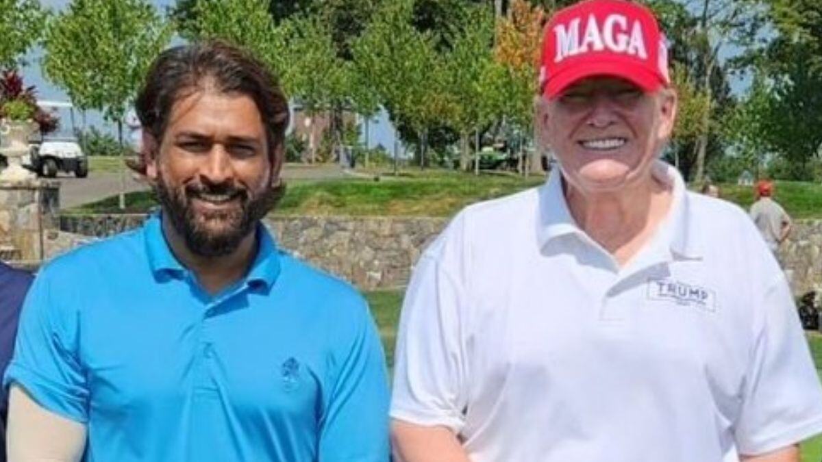 Dhoni Spotted Playing Golf With Trump! Netizens Wonder ‘In Which Multiverse Is This Happening?’