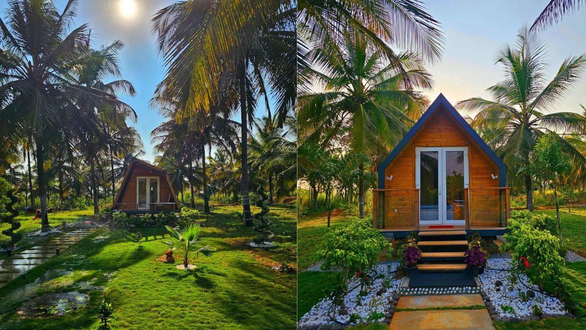 Just 75 Km Away From Bangalore, Stay Inside Super-Cute & Cosy Glamping Pods On Orchards