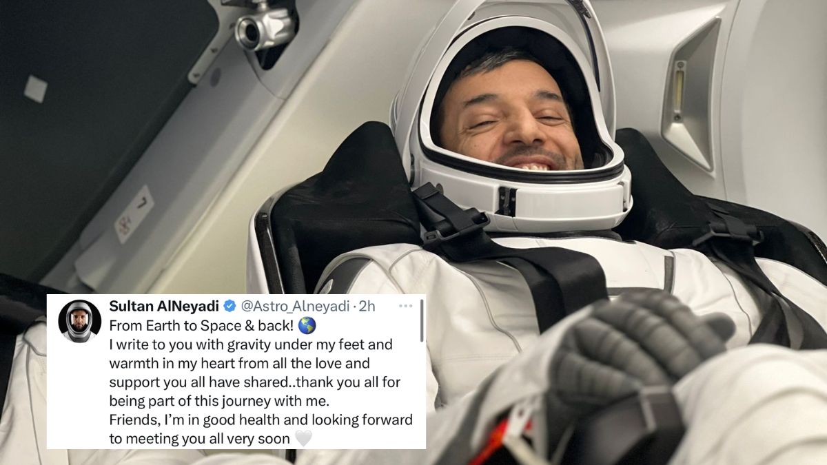 Sultan Al Neyadi Shares Health Updates & Pics From His Mission With 1st Post-Return Tweet