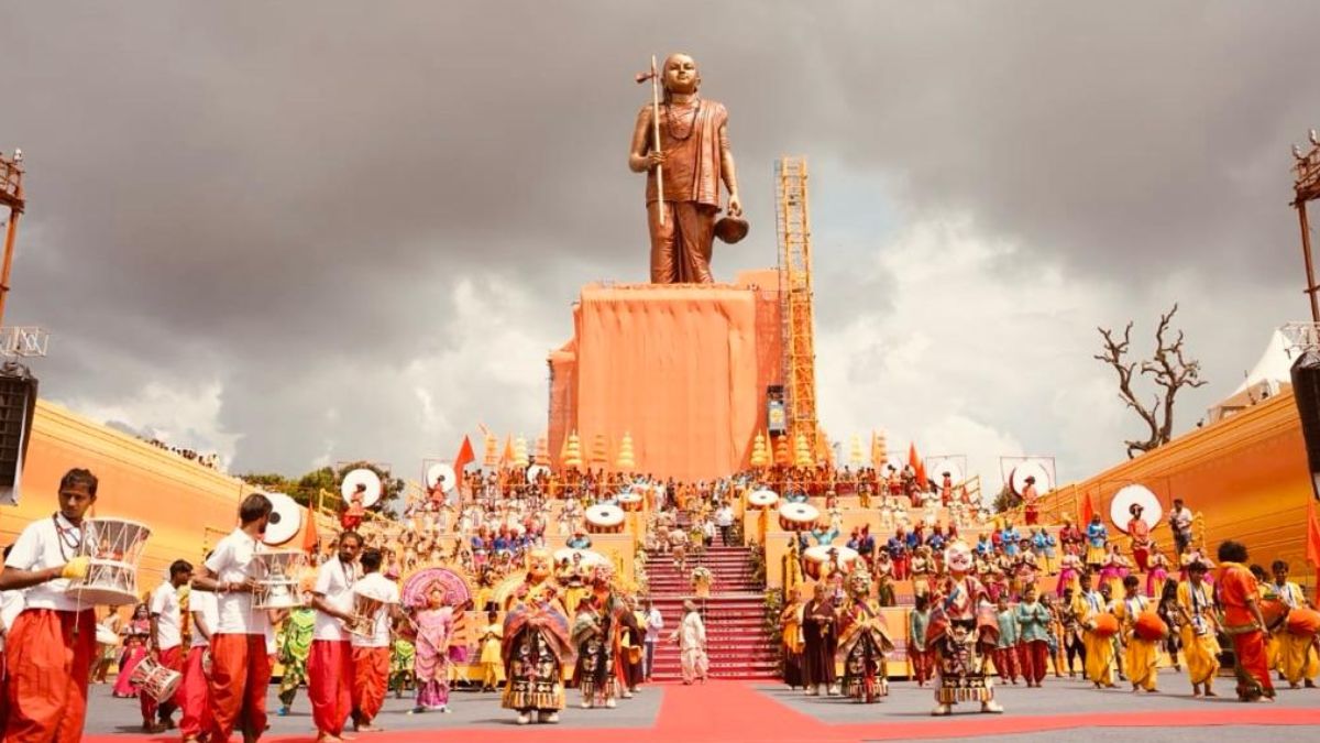 adi shankaracharya statue mp