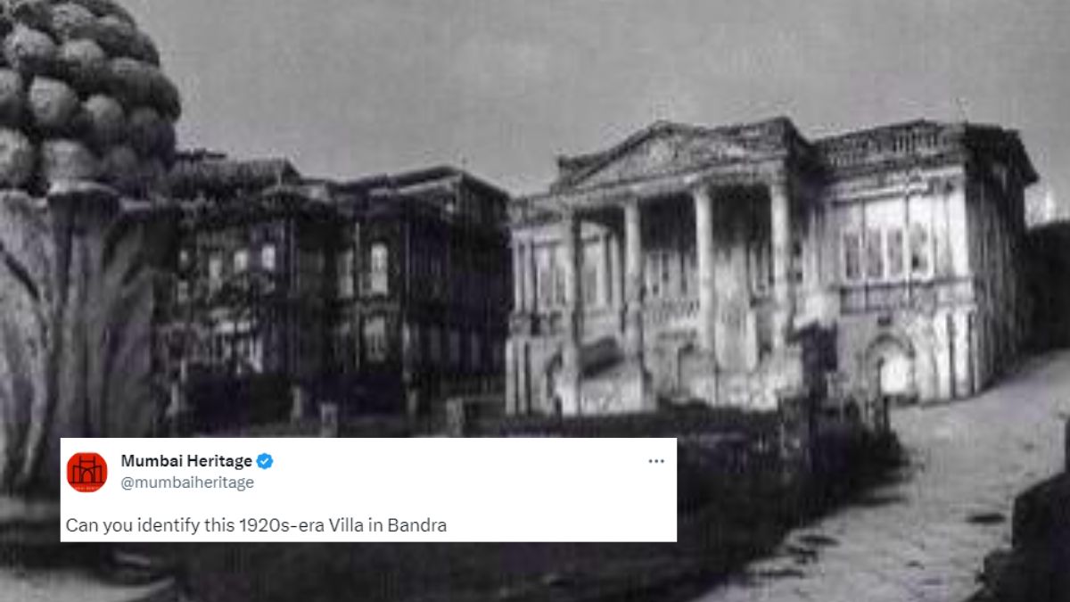 Someone Asked, “Can You Identify This 1920s-era Villa In Bandra?”; Netizens Say “It’s SRK’s Mannat!”