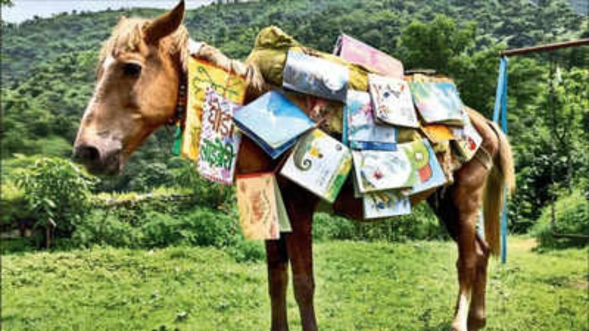 Nainital’s Unique ‘Ghoda Library’ Will Put All Libraries On Wheels To Shame!