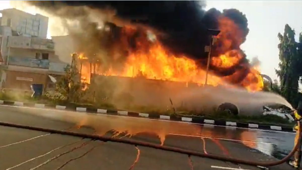 chenbai-bangalore electric bus fire
