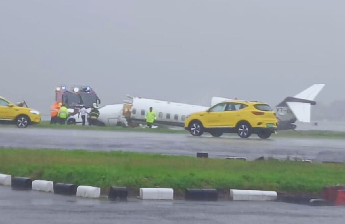 Co-Pilot’s Condition Critical After A Private Jet Splits In Two At Mumbai Airport; Details Here