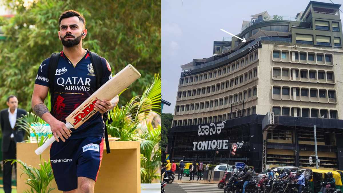 We Spotted Virat Kohli’s One8 Commune Sign Near Bangalore’s Chinnaswamy Stadium; RCB Fans, Ready?