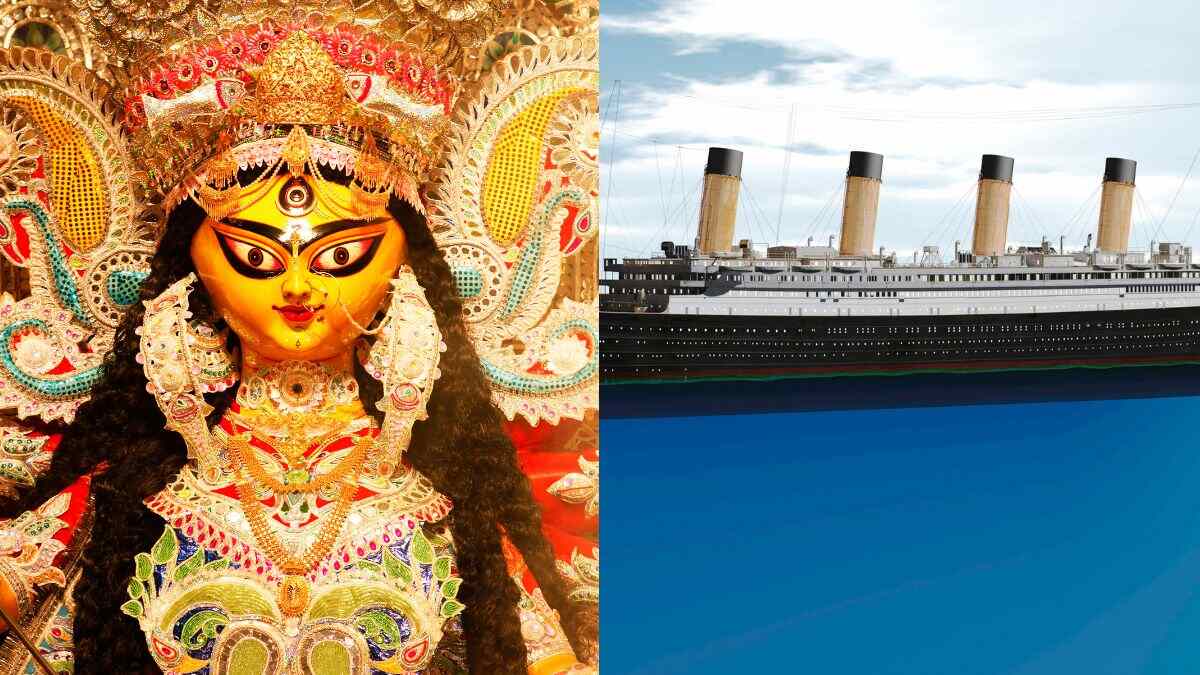 Durga Puja: This Pandal Near Kolkata Is A Titanic On The Outside But Takes You To 2123 Inside