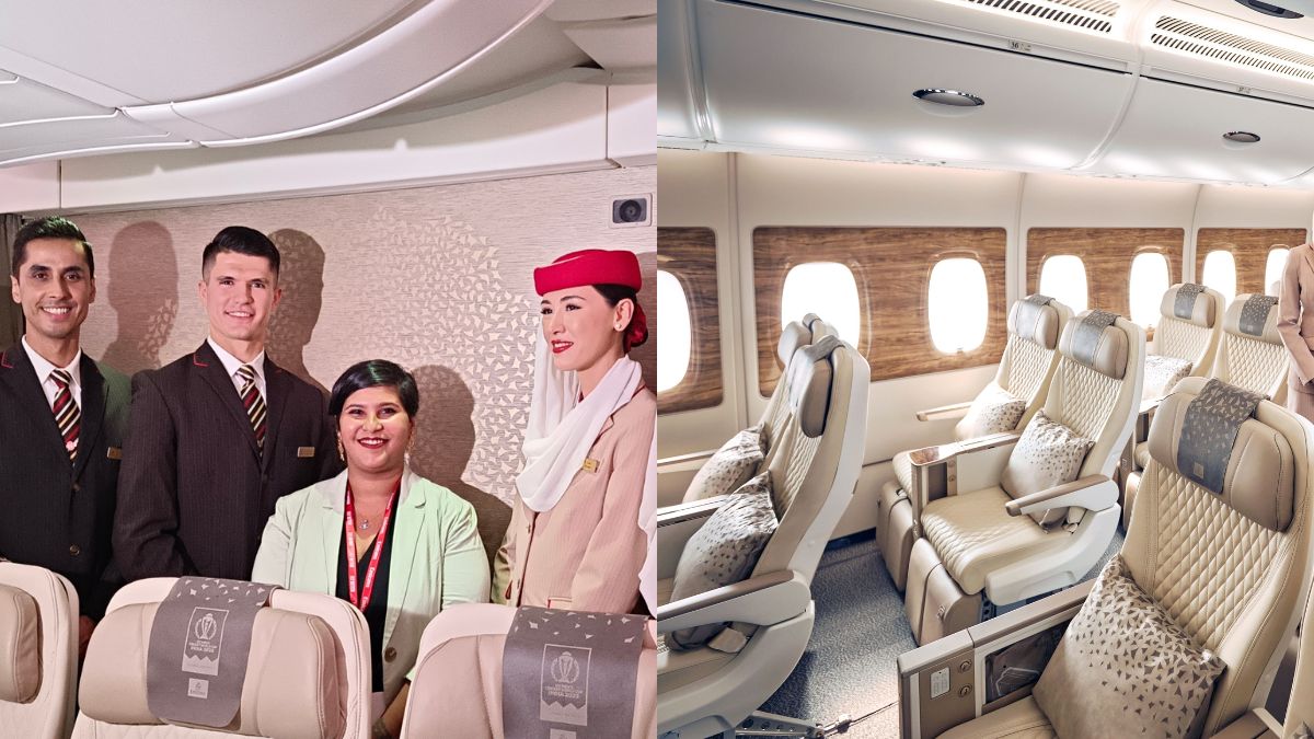 I Reviewed Emirates Premium Economy Cabin On A380