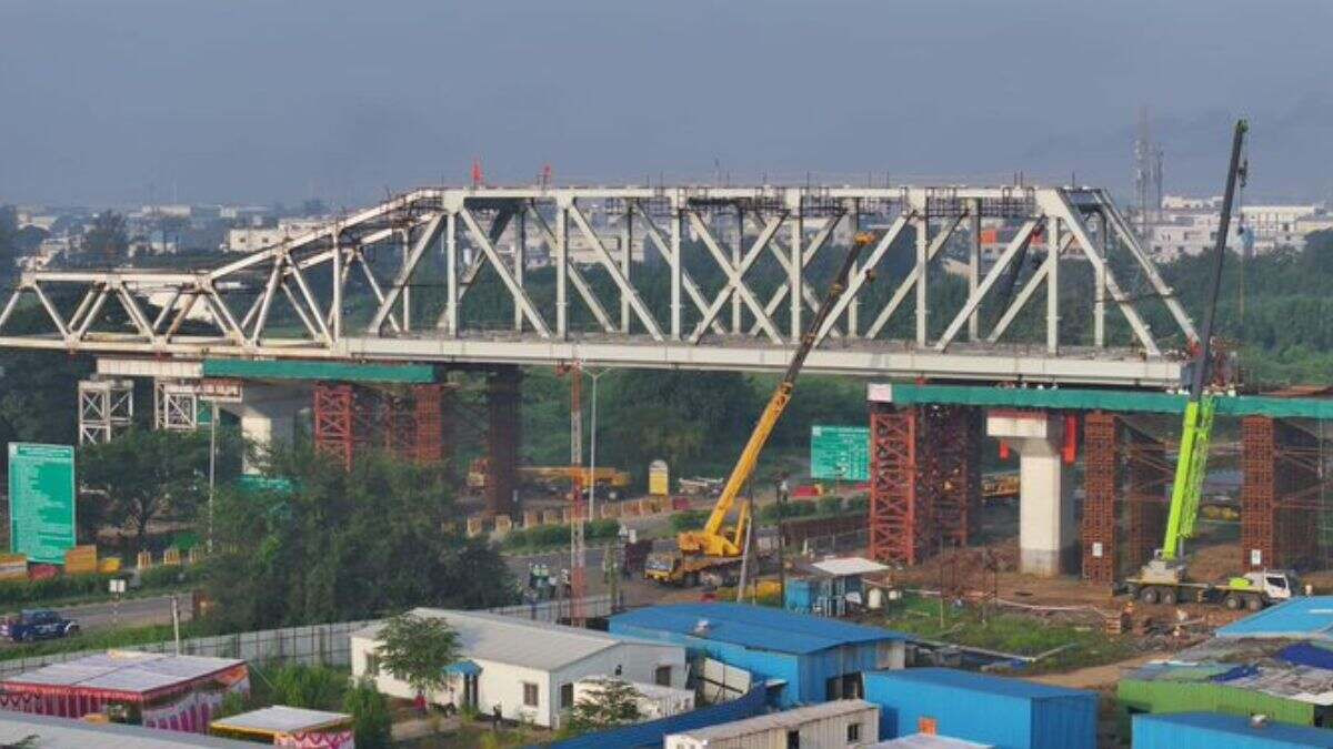 India’s First Bullet Train: Mumbai-Ahmedabad Bullet Train Project Gets First 70m Steel Bridge