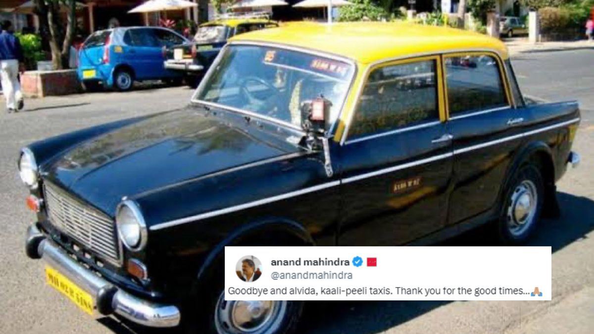 Anand Mahindra Says,”Goodbye And Alvida” To Mumbai’s ‘Kaali Peeli’ Taxi; Reminisces About Good Times