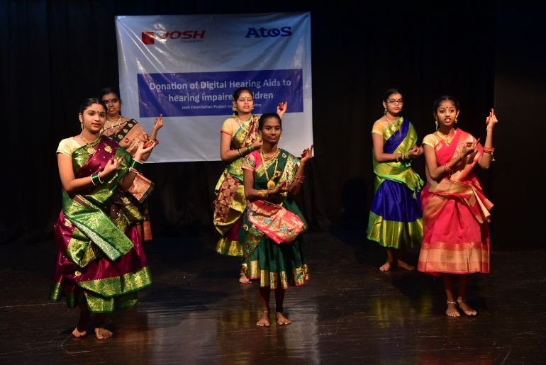 garba event specially-abled kids