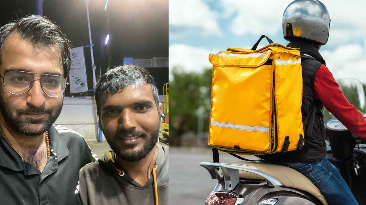 Bangalore: Man Runs Out Of Fuel, Swiggy Delivery Agent Says, “Bhaiya I Will Take You”; Wins Hearts