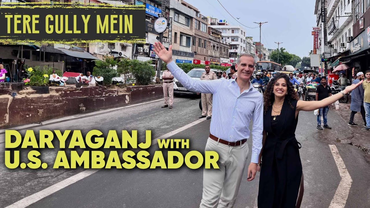 Exploring Daryaganj With U.S. Ambassador Eric Garcetti