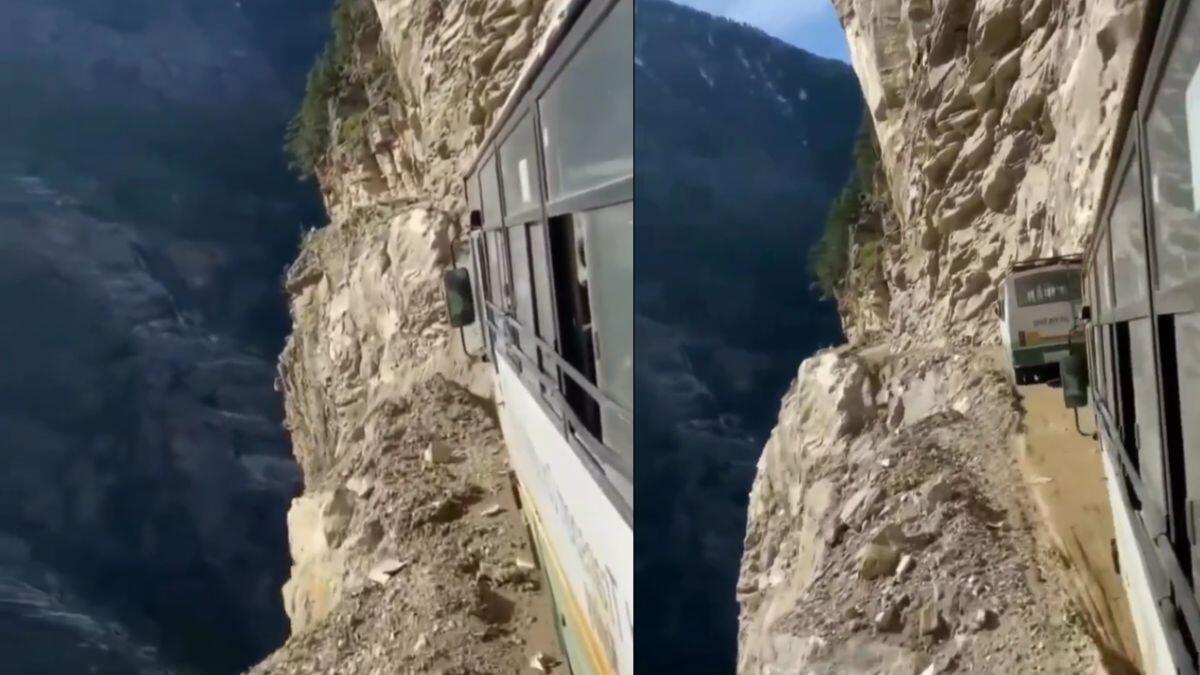 Anand Mahindra Shares Scary Video Of Buses Travelling On Steep Himalayan Roads, Asks If It’s True