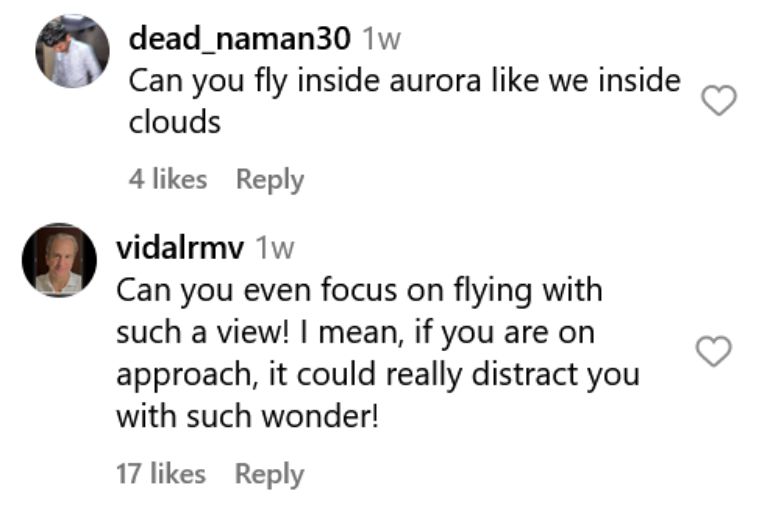 Aurora Borealis reaction