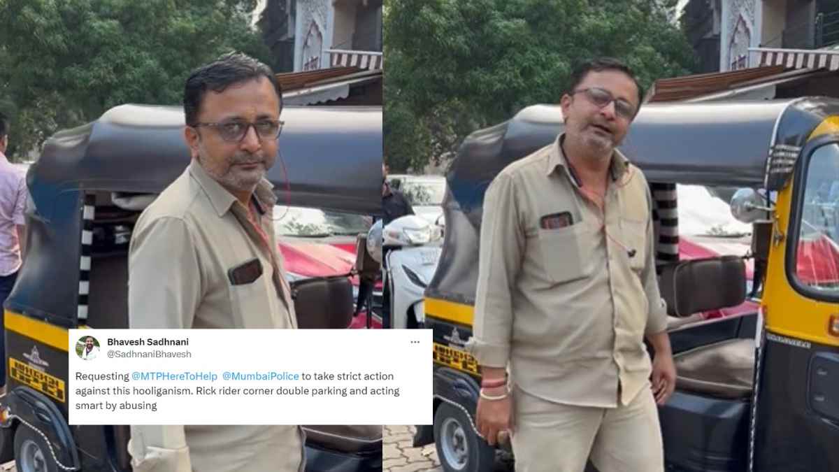X User Shares Video Of Mumbai Auto Driver Abusing Opp Bademiya; Netizens Say, “No Fear Of Police”