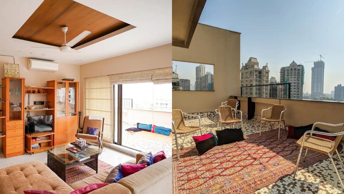 Stay At This South Mumbai Apartment That Has Huge Balcony With Endless City Views For ₹4,486/N