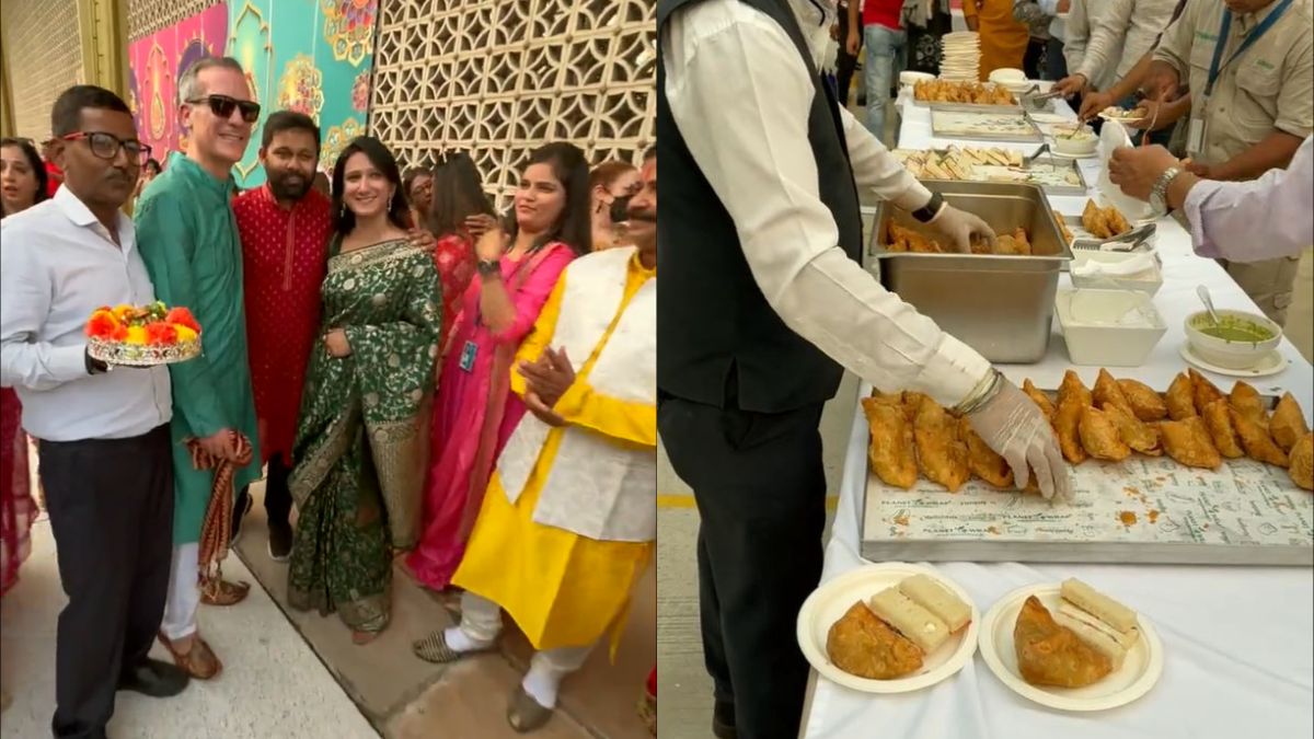 Samsosas, Sandwiches & Solid Dance Moves; Inside US Ambassador Eric Garcetti’s Diwali Celebration