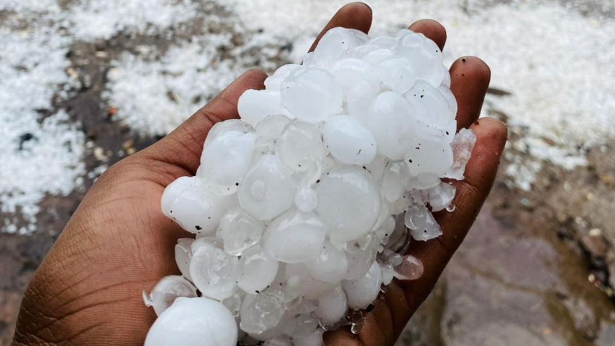 Gujarat Hit By Hailstorm, Social Media Users Share Videos Of Roads Covered With Ice