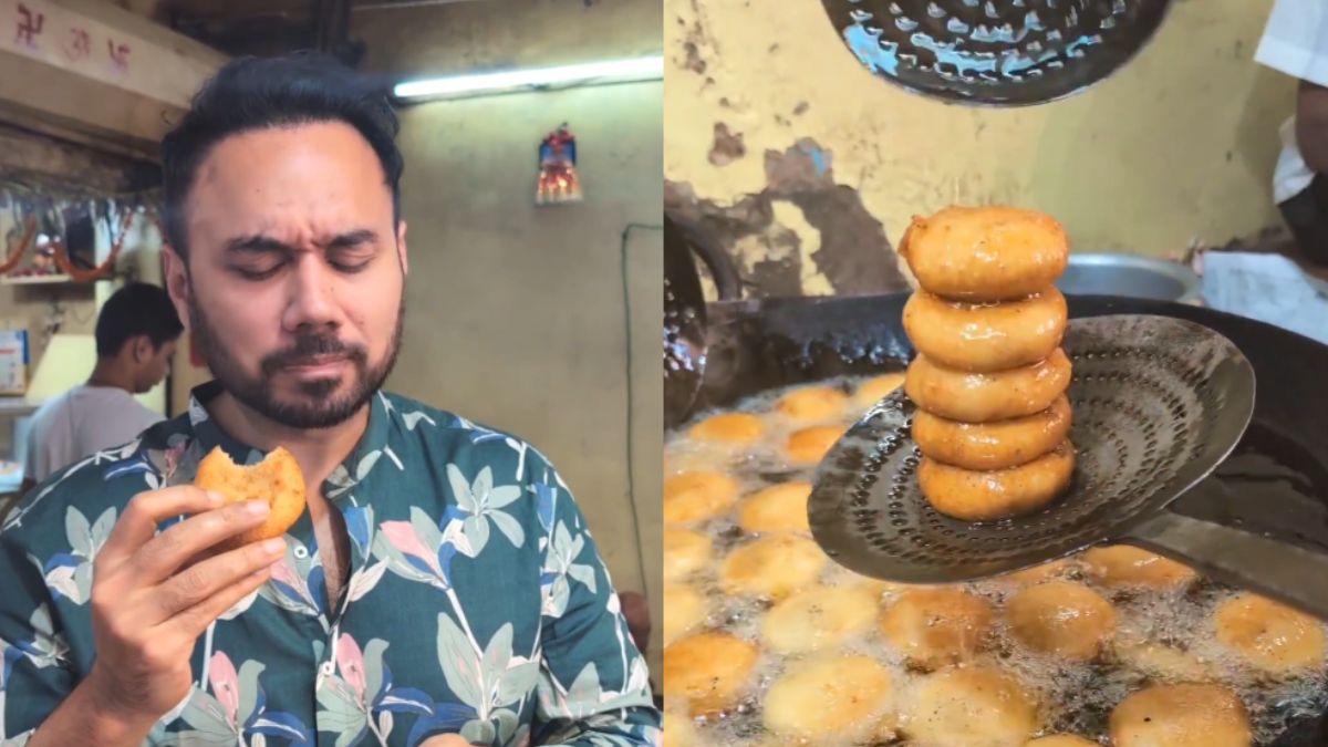 Chef Saransh Goila Found A 50-YO Bhubaneswar Shop Selling Kakara Pitha, A Classic Odia Delicacy