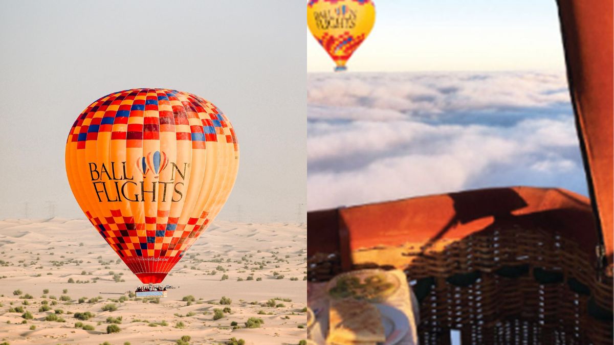 A First In The UAE, Take Your Breakfast In A Hot Air Balloon While Flying 4000 M In The Sky In Dubai