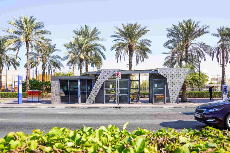 Dubai RTA Public Bus Shelter