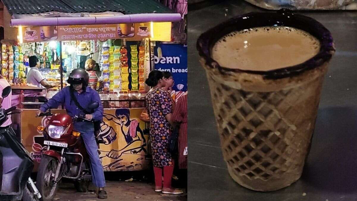Not Just Garam Garam Chai, You Can Even Take A Bite Of The Tea Cup At Kolkata’s Appa’s Tea Stall