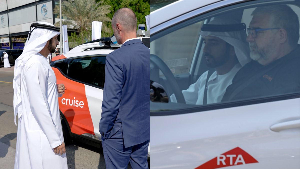 Sheikh Hamdan Went On A Test Drive Of Self Driving Taxis In Jumeirah 1 And It Looks Pretty Cool!