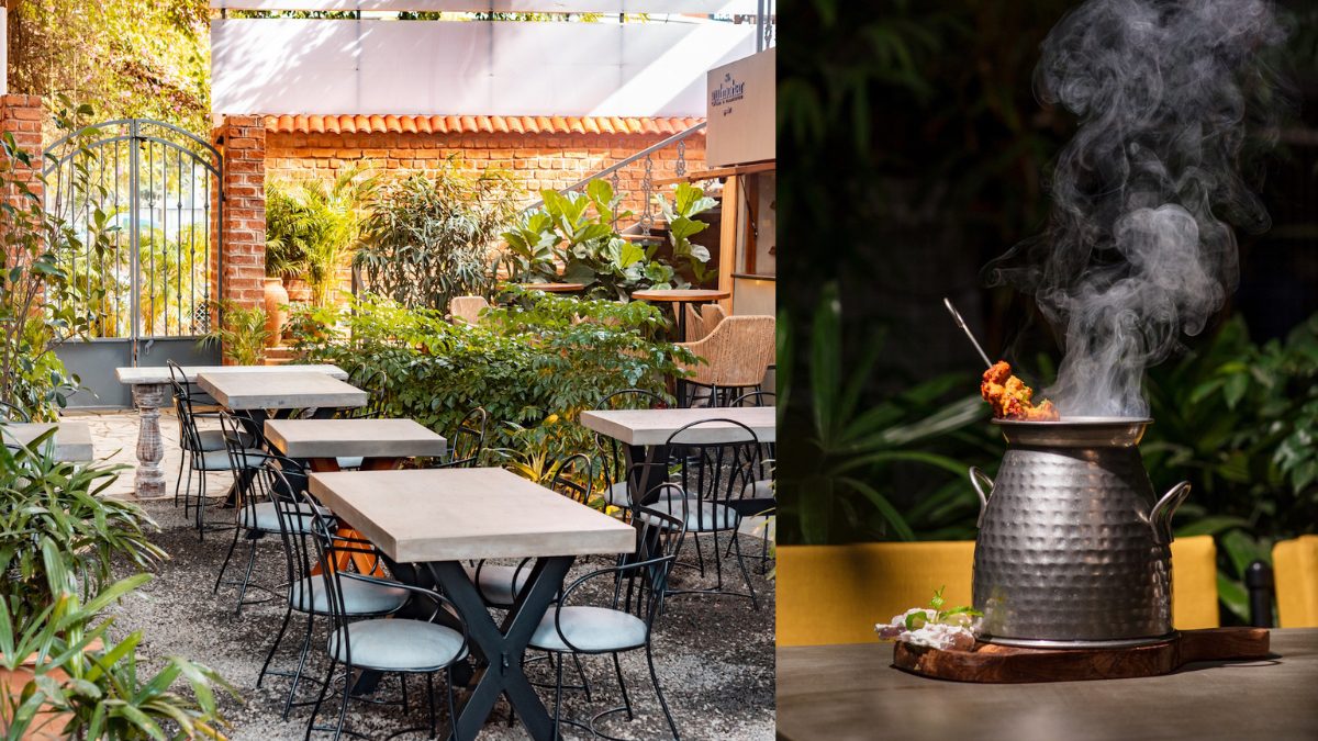 6000 Sq Ft Garden Oasis In Pune, The Gulmohar Bar And Curry House Serves Indian Food With A Twist