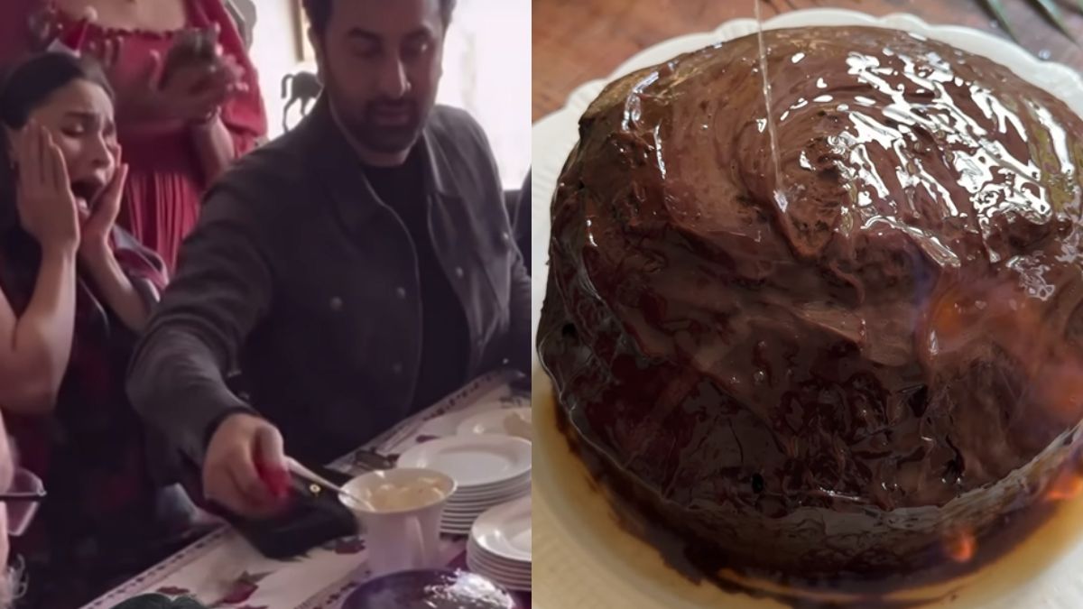 Video Of Ranbir Kapoor Lighting Chocolate Whiskey Flambe Cake Goes Viral; Here’s Its Recipe