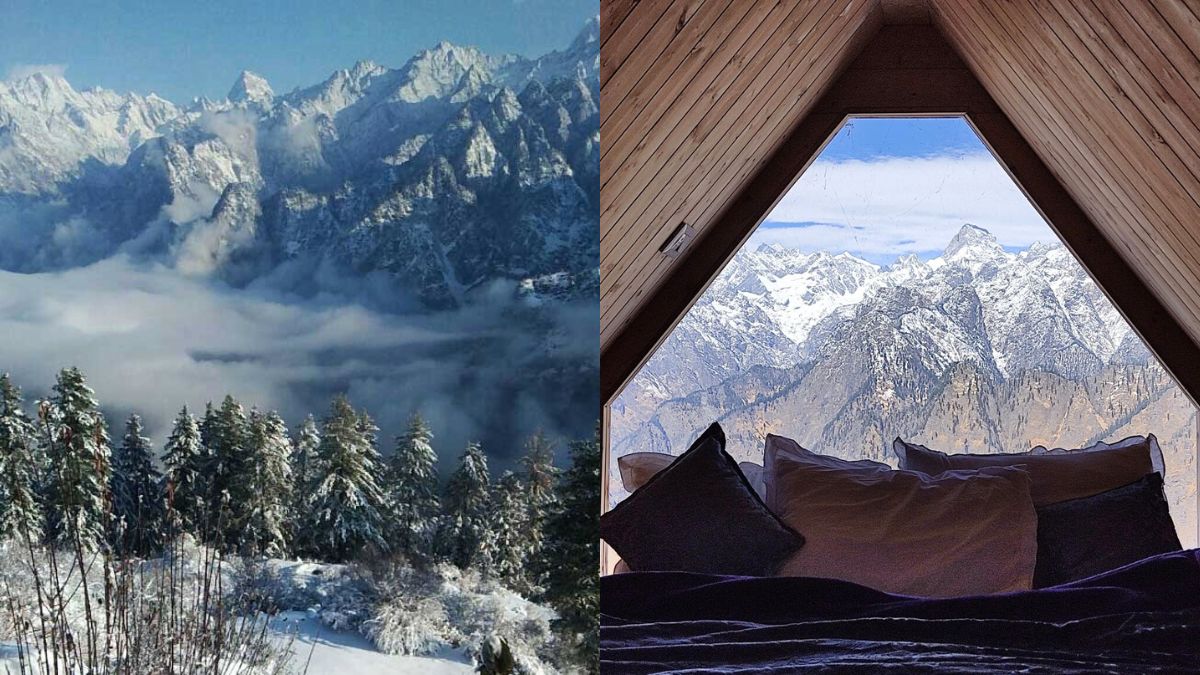 This Instagram-Worthy Hut Resort In Auli Gives 180° Views Of Snow-Capped Himalayas At ₹7400/N