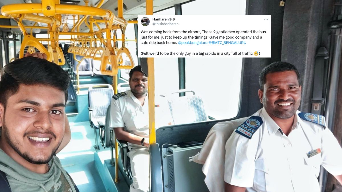 Bengaluru: BMTC Operated Airport Bus For Just One Man Who Shared A ‘Thank You’ Post For Their Service