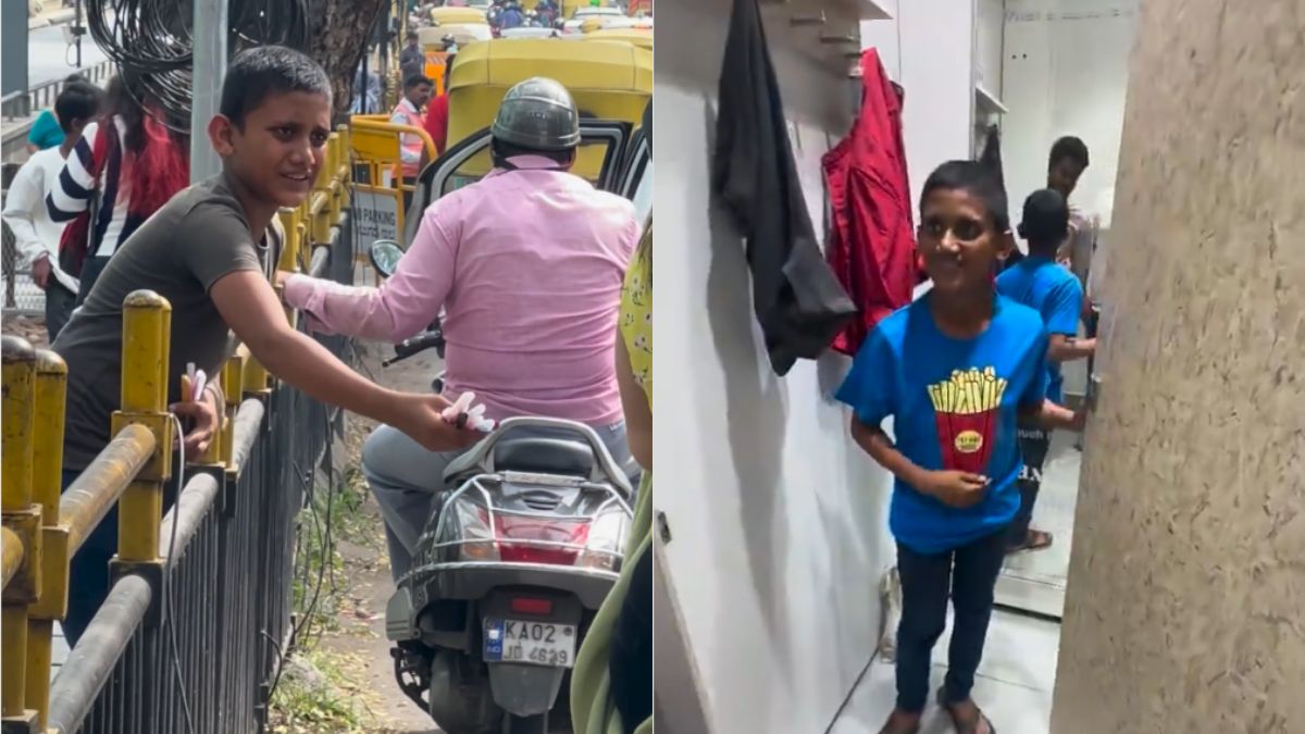 Watch: Man Takes Boy, Selling Pens Outside Bengaluru Mall, Shopping; His Reaction Is Priceless