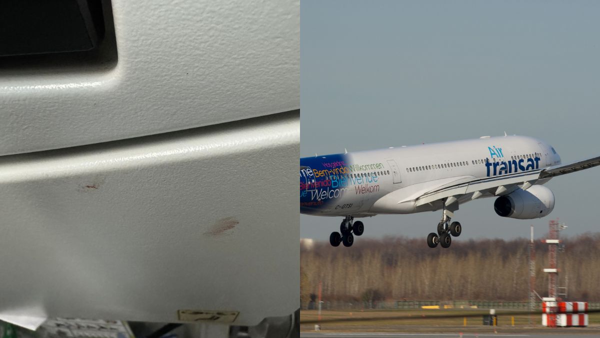 Air Transat Passenger Finds Fresh Blood Stains On Seat; Given Wet Wipes To Clean It Herself