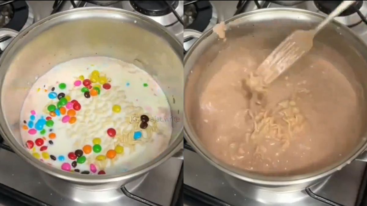 After Pastry Maggi, Someone Made Maggi With Milk & Gems; BRB, We’re In The Bathroom Throwing Up