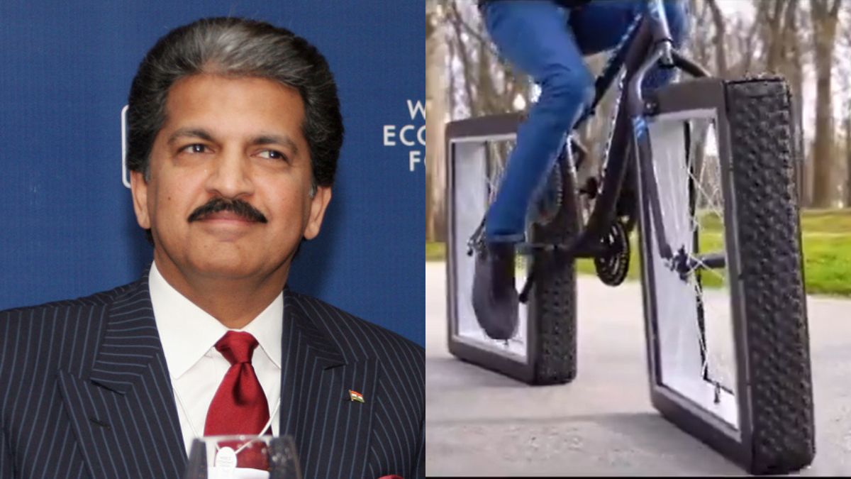 Square-Wheeled Cycle Has Anand Mahindra Scratching His Head In Confusion; Netizens Share Crazier Vids