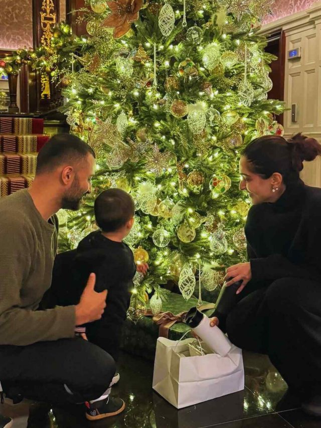 Sonam Kapoor, Ahuja And Baby Vayu Celebrate Christmas In London With A House Party
