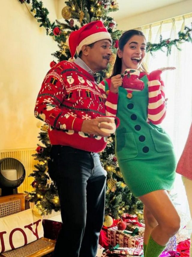 Inside Pooja Hegde’s Christmas Celebration With Charcuterie Board, Chicken Roast & More!