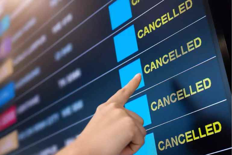 cancelled flight rules