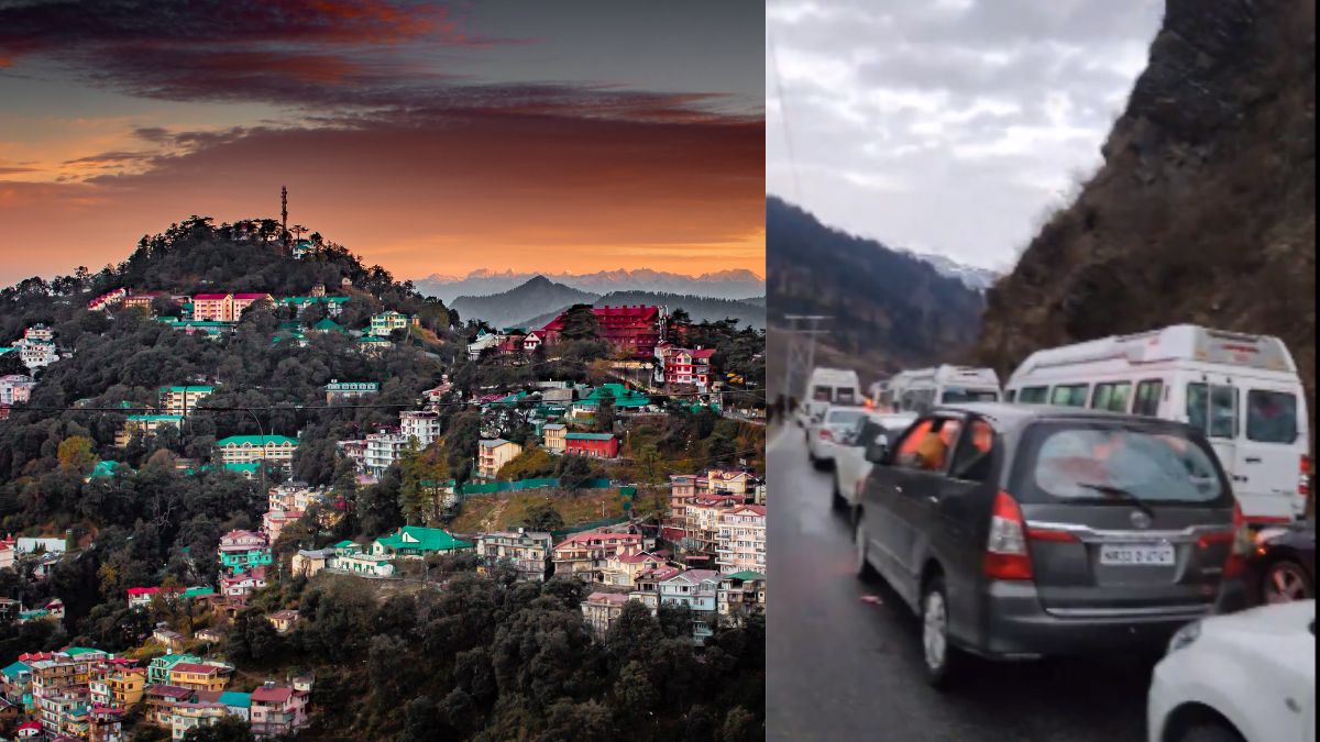 Shimla & Manali Witness Holiday Rush; Atal Tunnel, Highways Get Jam Packed With Vehicles