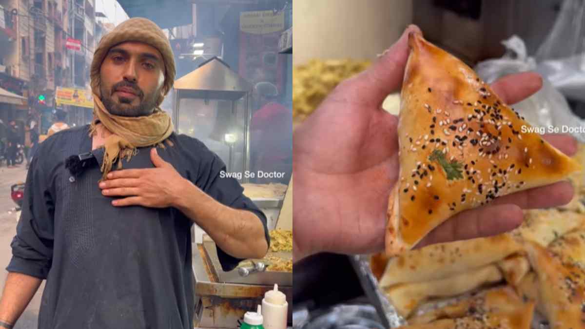 “He Looks Delicious,” Netizens Drool Over Handsome Afghani Samosa Seller In Delhi