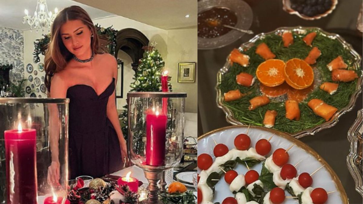 Tara Sutaria Hosts First Christmas Soiree At Home With Turkey, Chocolate Log, Pecan Pie & More
