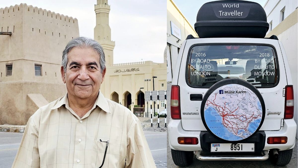 44 Countries, 1,95,000 KM, 1 Man; Munir Karim, A Solo Traveler Is Globetrotting In His Dubai-Registered Car!