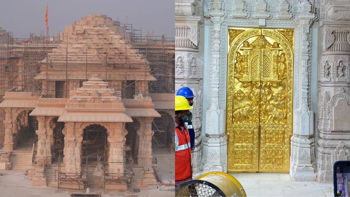 First ‘Swarn Dwar’ Installed At Ayodhya’s Ram Temple, 12 More Golden Doors To Be Added