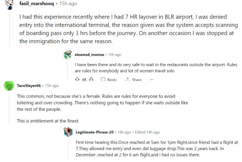 Bangalore Airport Reddit