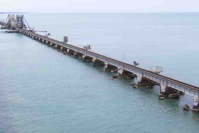 sea bridge India Sri Lanka